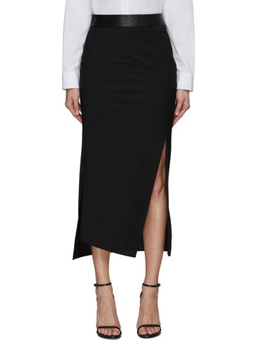 Panelled Long Skirt - HELMUT LANG - Modalova