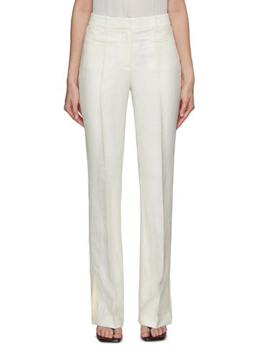 Linen Straight Pants - HELMUT LANG - Modalova