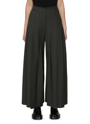 Pleated Wide Leg Pants - EENK - Modalova