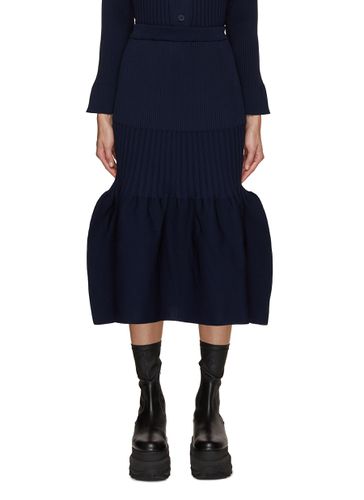 Fluted Ribbed Knit Skirt - CFCL - Modalova