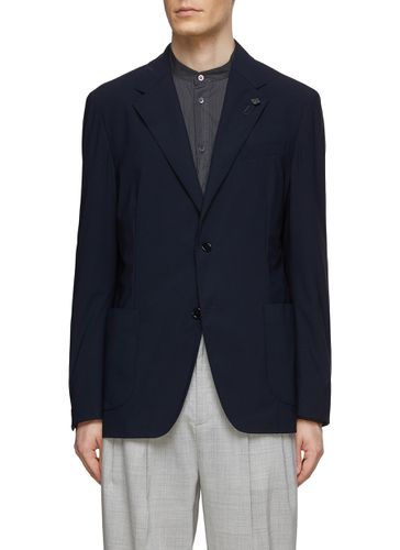 Easy Wear Single Breasted Notch Lapel Blazer - LARDINI - Modalova