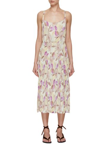 Nouveau Magnolia Print Midi Dress - VINCE - Modalova