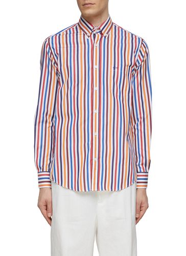 Striped Cotton Poplin Shirt - PAUL & SHARK - Modalova