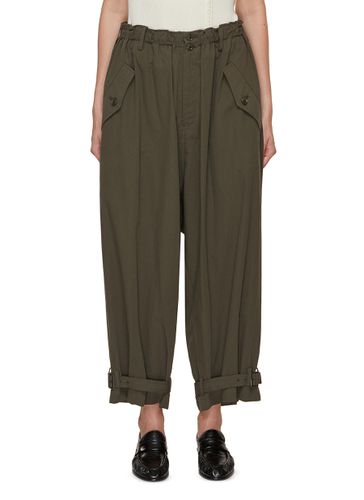 Gathered Hem Belted Pants - Y'S - Modalova