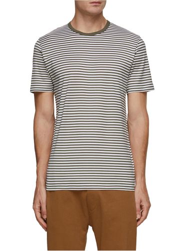 Striped Supima Cotton T-Shirt - SUNSPEL - Modalova