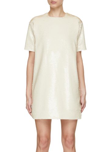 Riley Sequined T-Shirt Mini Dress - THE FRANKIE SHOP - Modalova