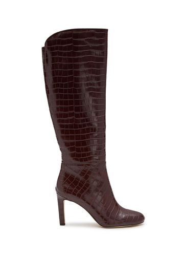 Shauna 80 Embossed Leather Heeled Boots - SAM EDELMAN - Modalova