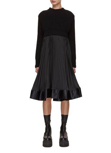 Wool Knit Dress - SACAI - Modalova