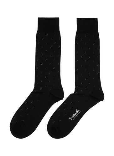 Addison Spiral Motif Cotton Long Ankle Socks - PANTHERELLA - Modalova