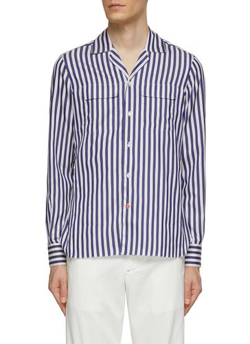 Chest Pockets Striped Shirt - ISAIA - Modalova