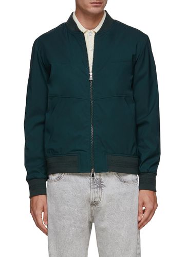 Zip Front Bomber Jacket - ISAIA - Modalova