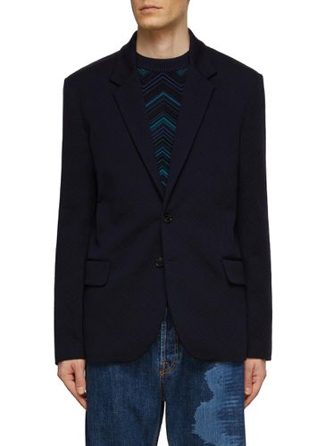 Chevron Knit Single Breated Notch Lapel Blazer - MISSONI - Modalova