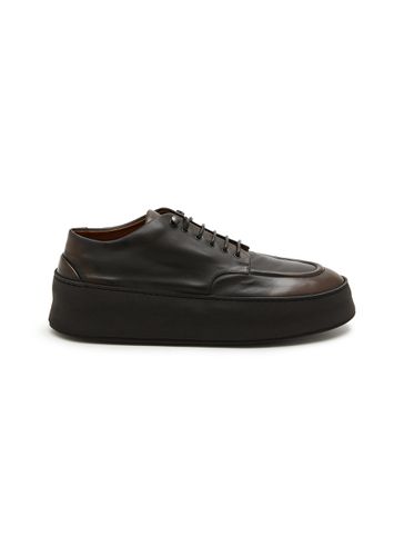 Cassapana Leather Platform Derby Shoes - MARSÈLL - Modalova