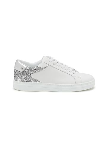 Rome Low Top Lace Up Leather Sneakers - JIMMY CHOO - Modalova