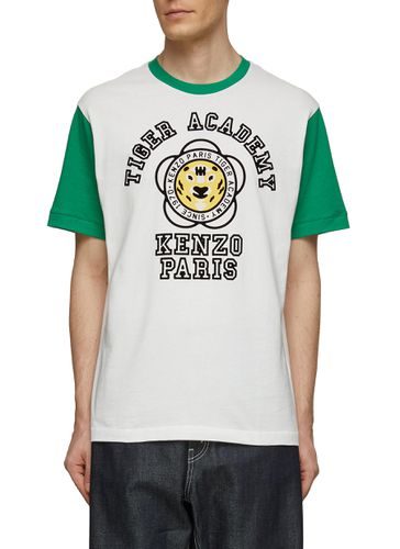 Tiger Academy Print T-Shirt - KENZO - Modalova