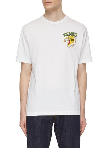 Tiger Varsity Logo Print T-Shirt - KENZO - Modalova