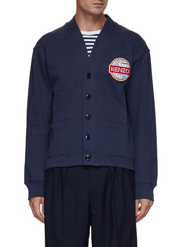 Globe Logo Cardigan - KENZO - Modalova