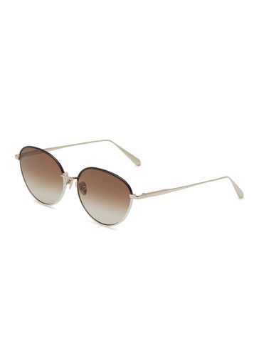 Regina Titanium Acetate Soft Cateye Sunglasses - LINDA FARROW - Modalova