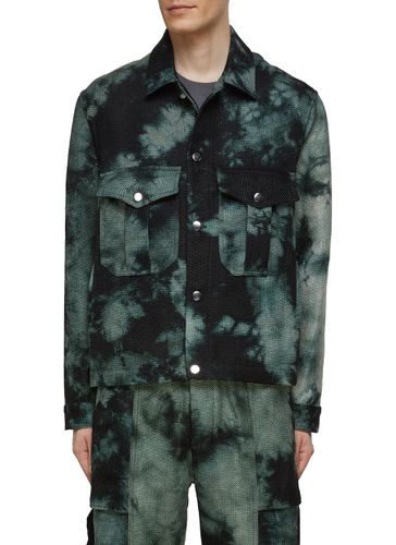 Tie Dyed Military Jacket - SONG FOR THE MUTE - Modalova