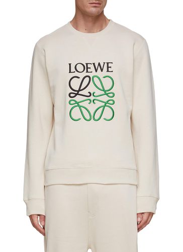 Embroidered Anagram Logo Sweatshirt - LOEWE - Modalova