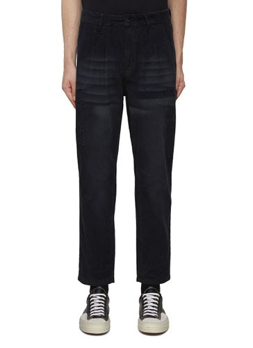 Distressed Corduroy Cropped Pants - DENHAM - Modalova