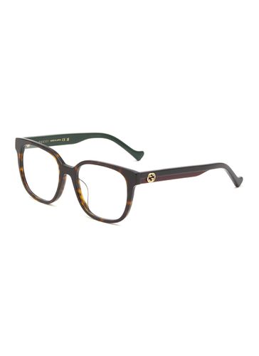 Bicoloured Temple Tortoiseshell Effect Acetate Optical Glasses - GUCCI - Modalova