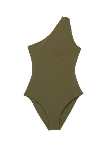 Twisted Strap One Shoulder Swimsuit - TOTEME - Modalova