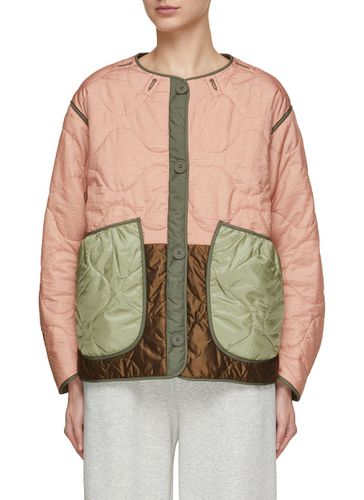 Reversible Cropped Patchwork Quilt Coat - MARFA STANCE - Modalova