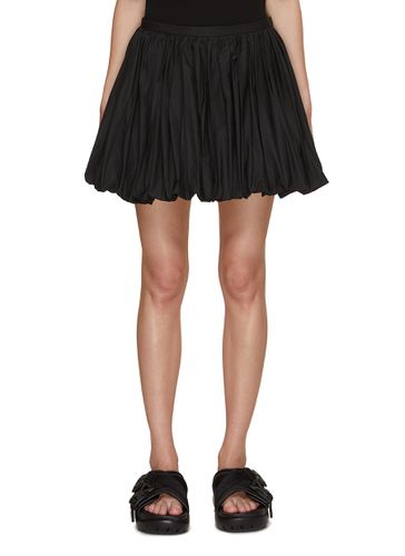 Bubble Hem Cotton Mini Skirt - JIL SANDER - Modalova