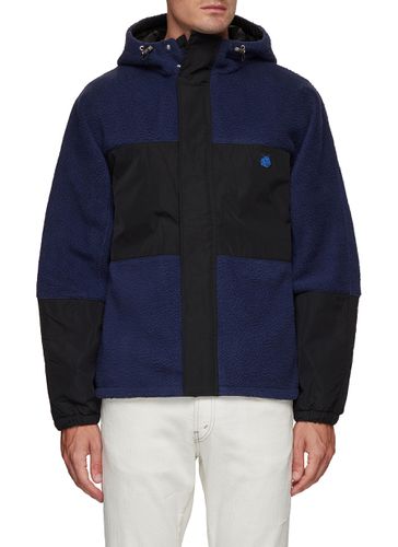 Colour Block Fleece Blouson - KITSUNE - Modalova