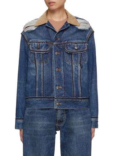 Distressed Denim Jacket - MAISON MARGIELA - Modalova