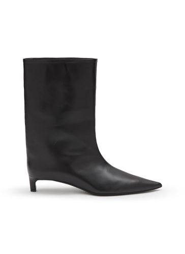 Leather Boots - JIL SANDER - Modalova