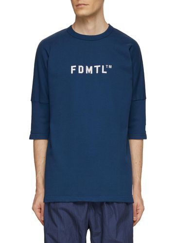 Embroidered Logo Sweat T-Shirt - FDMTL - Modalova