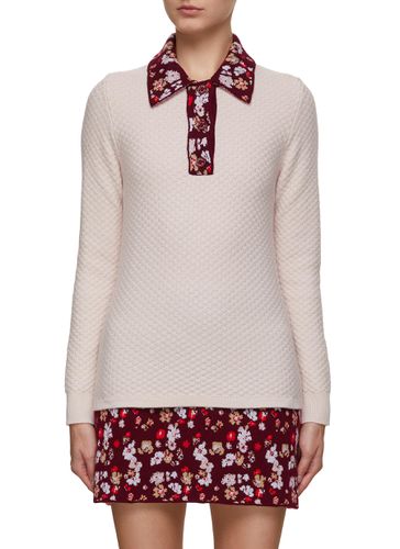 Floral Collar Sweater - BARRIE - Modalova