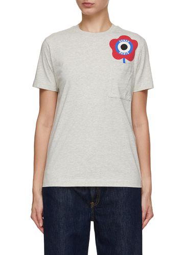 Target Crest Print Cotton T-Shirt - KENZO - Modalova
