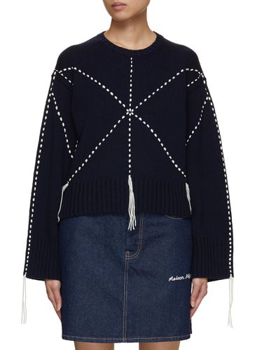 Sashiko Stitch Sweater - KENZO - Modalova