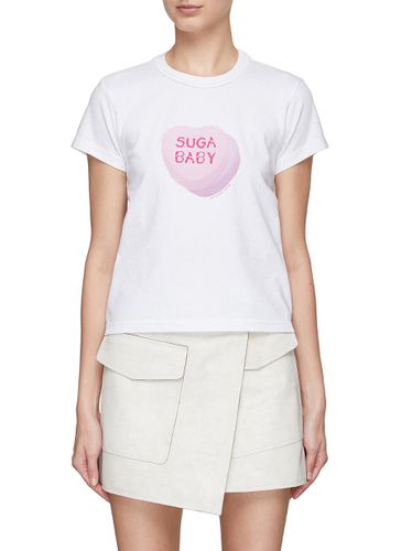 Suga Baby Printed Shrunken T-Shirt - ALEXANDER WANG - Modalova