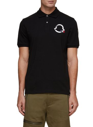 Faded Logo Polo Shirt - MONCLER - Modalova