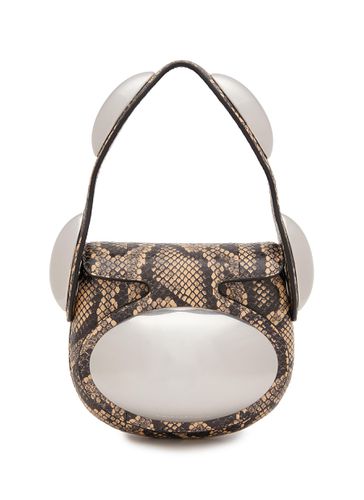 Mini Dome Snakeskin Leather Bag - ALEXANDER WANG - Modalova