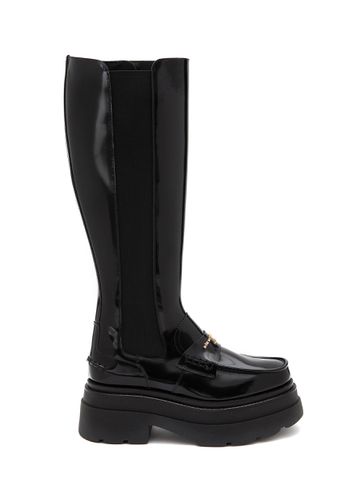 Carter 75 Tall Patent Leather Boots - ALEXANDER WANG - Modalova