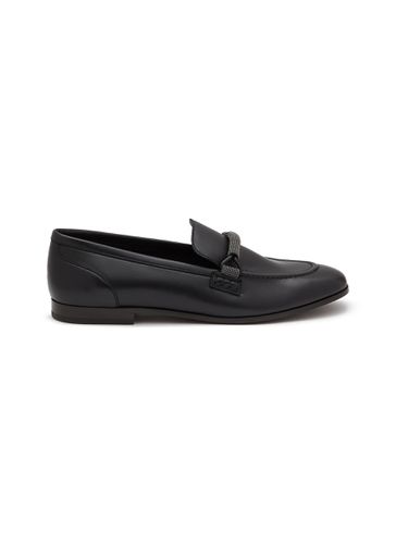 Monili Leather Loafers - BRUNELLO CUCINELLI - Modalova