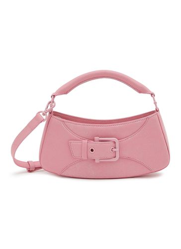 Small Belted Brocle Leather Shoulder Bag - OSOI - Modalova