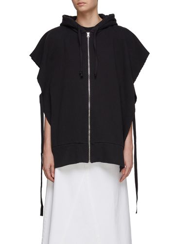 Oversized Cotton Hoodie - MM6 MAISON MARGIELA - Modalova