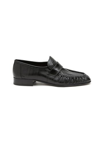 Soft Eel Skin Loafers - THE ROW - Modalova