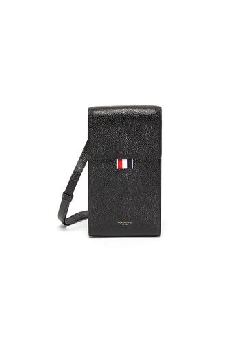 Pebble grain leather phone holder - THOM BROWNE - Modalova