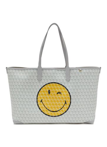 Medium I Am A Plastic Bag Wink Recycled Canvas Tote Bag - ANYA HINDMARCH - Modalova