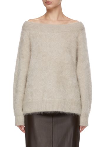 Kamila Off-Shoulder Cashmere Knit Sweater - LISA YANG - Modalova