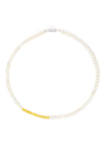 Pearl Jade Platinum Plated Necklace - COMPLETEDWORKS - Modalova