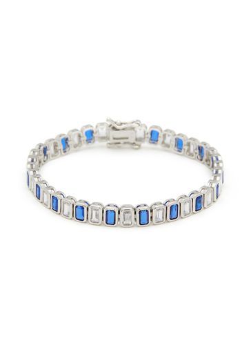 Cubic Zirconia Sapphire Tennis Bracelet - CZ BY KENNETH JAY LANE - Modalova