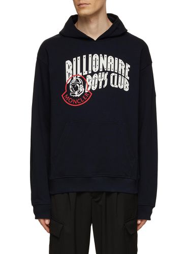 X Billionaire Boys Club Logo Print Cotton Hoodie - MONCLER - Modalova